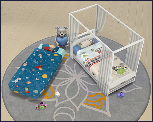 Sims 4 Mattress for toddler bed at CappusSims4You