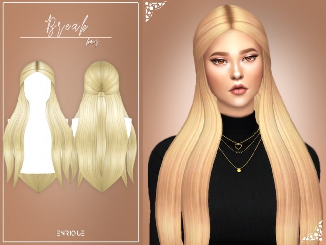 Sims 4 Break Hairstyle at Enriques4