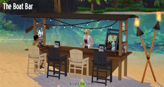 Sims 4 The Boat Bar by Sandy at Around the Sims 4