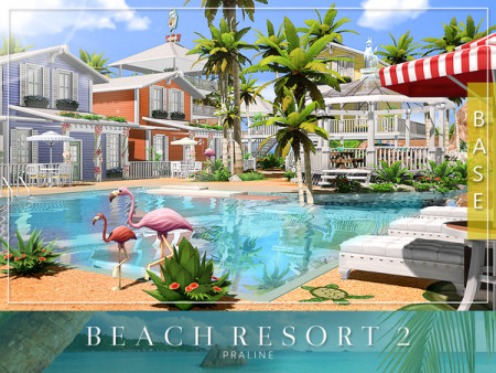 Beach Resort 2 by Pralinesims at TSR