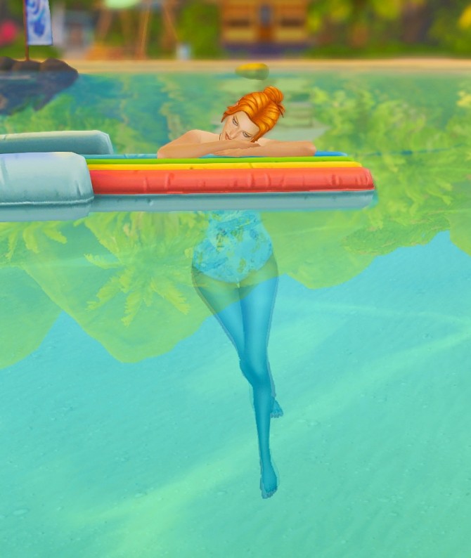 Sims 4 With floating lounge (solo) poses at Rethdis love