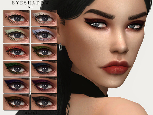 Sims 4 Eyeshadow N15 by Merci at TSR