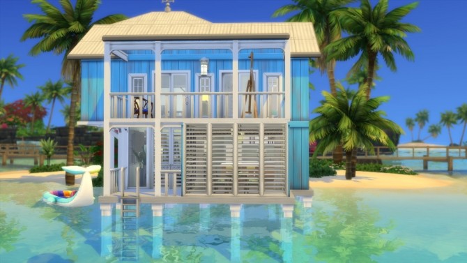 Sims 4 Abaco Cottage CC Free by kiimy 2 Sweet at Mod The Sims