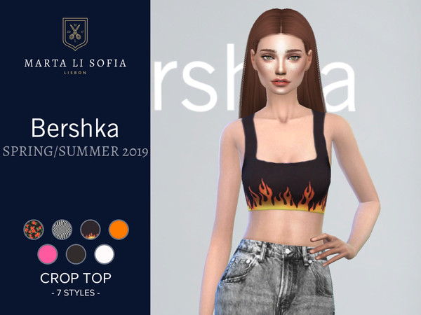 Sims 4 Crop Top by martalisofia at TSR