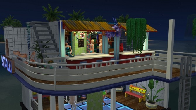 Sims 4 Sea Post Pier by kiimy 2 Sweet at Mod The Sims