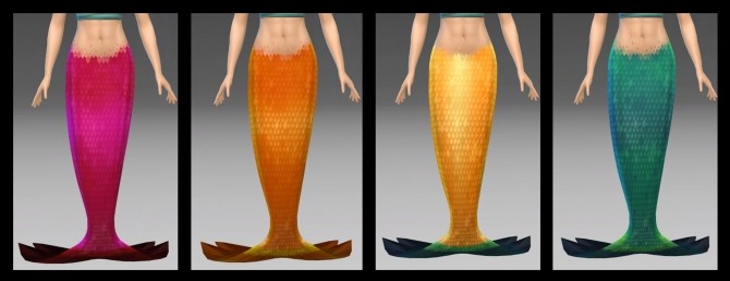 Sims 4 EP07 FinTwo Without Side Fins by NintendoLover13 at Mod The Sims