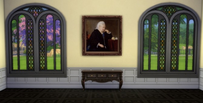 Sims 4 Portrait of Queen Victoria by Heinrich von Angeli by meleah at Mod The Sims