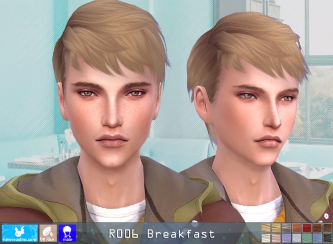 R006 Breakfast hair M (P) at Newsea Sims 4 » Sims 4 Updates