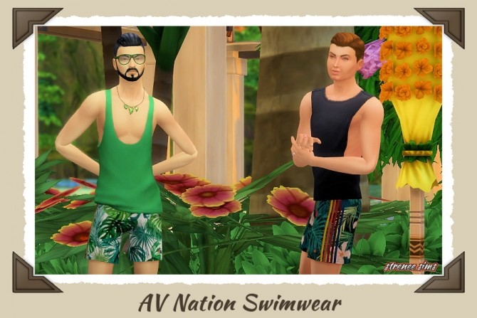 Sims 4 Swimsuits for the Family at Strenee Sims