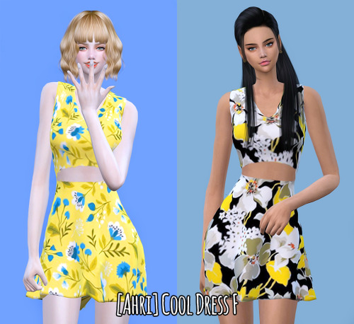 Sims 4 Cool Dress F at Ahri Sim4