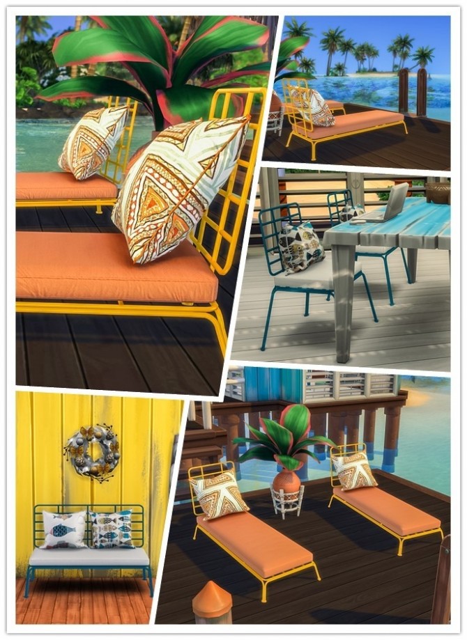 Sims 4 Island Living Set 1 (P) at Viviansims Studio