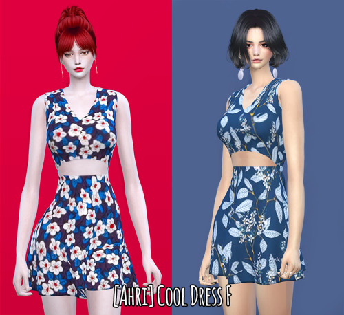 Sims 4 Cool Dress F at Ahri Sim4
