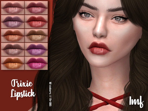 Sims 4 IMF Trixie Lipstick N.186 by IzzieMcFire at TSR