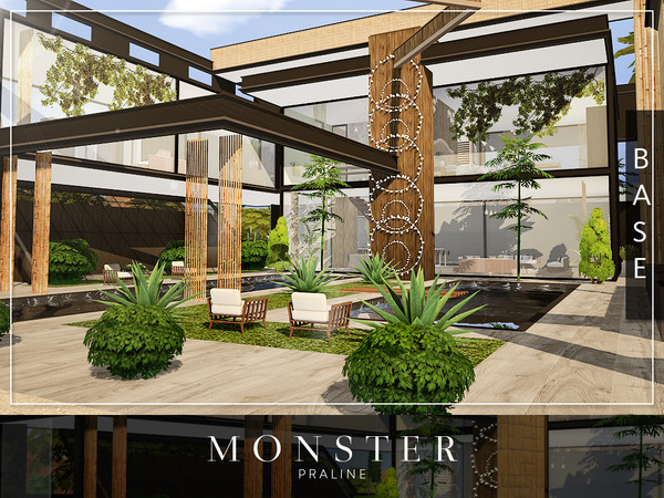 Sims 4 Monster house by Pralinesims at TSR
