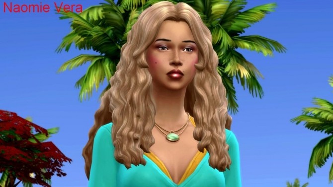 Sims 4 Naomie Bora by chipie cyrano at L’UniverSims
