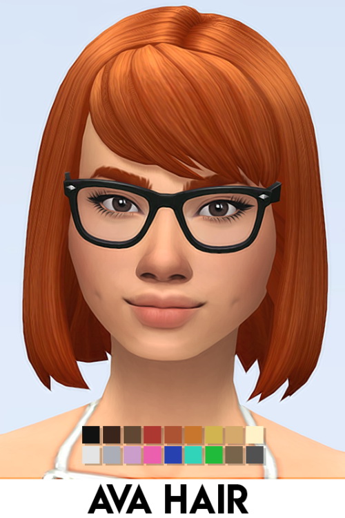 Sims 4 AVA HAIR at Vikai