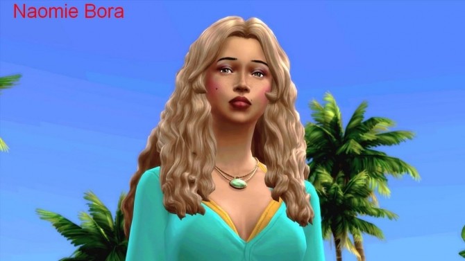 Sims 4 Naomie Bora by chipie cyrano at L’UniverSims