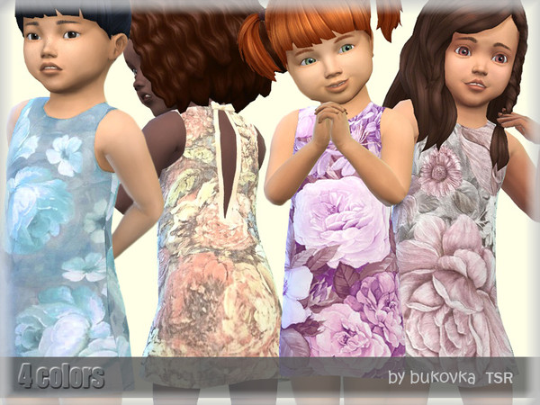 Sims 4 Sundress Toddler by bukovka at TSR