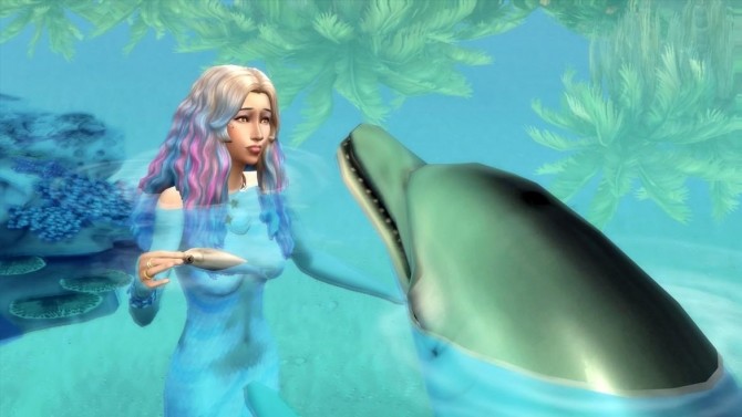 Sims 4 Naomie Vera (Mermaid challenge) by chipie cyrano at L’UniverSims
