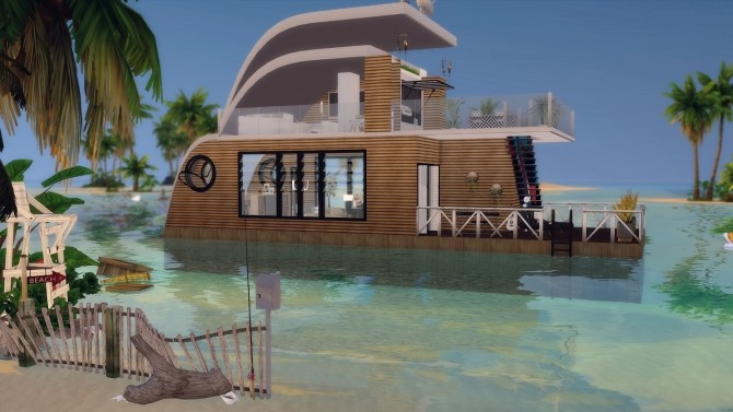 Sims 4 50 | THE HOUSEBOAT at SoulSisterSims