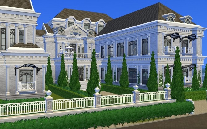Sims 4 Luxury Hollywood Mansion by catdenny at Mod The Sims
