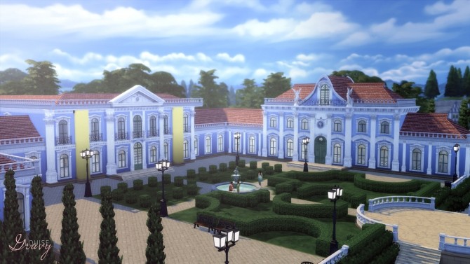 Sims 4 National Palace of Queluz at GravySims