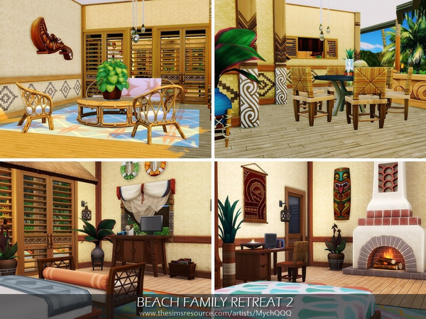 Sims 4 Beach Family Retreat 2 by MychQQQ at TSR