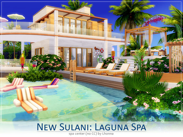 Sims 4 New Sulani Laguna Spa by Lhonna at TSR