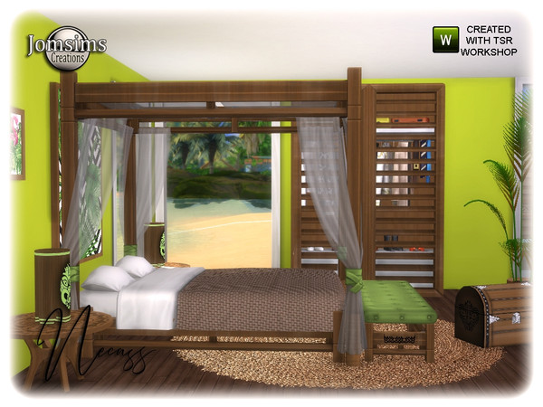 Sims 4 Necass bedroom by  jomsims at TSR