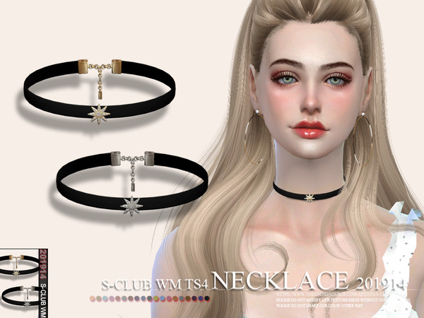 Sims 4 Necklace 201914 by S Club WM at TSR