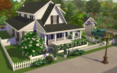 Simple Family Cottage Upgraded by AmelieItsMe at Mod The Sims
