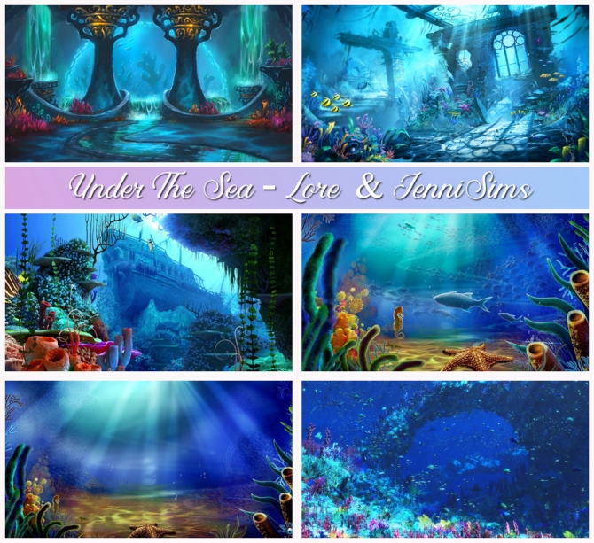 6 Cas Screens Under The Sea At Jenni Sims Sims 4 Updates 