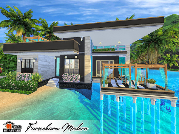 Sims 4 Farseekarm Modern house by autaki at TSR