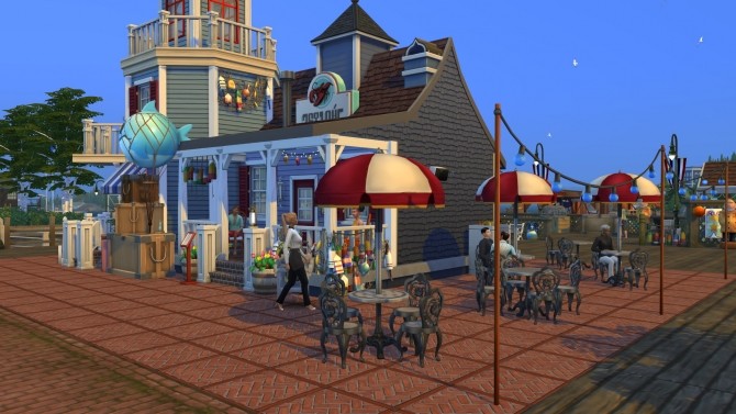 Sims 4 The Rusty Lobster restaurant CC Free by kiimy 2 Sweet at Mod The Sims