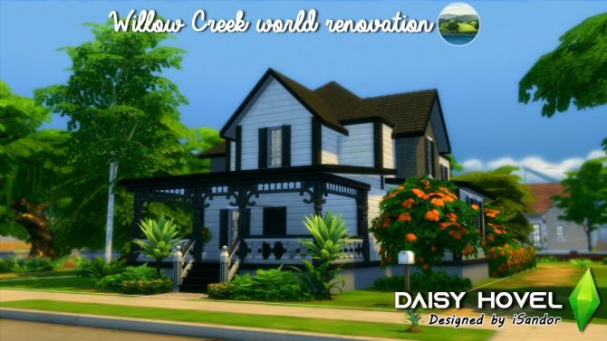 Sims 4 Daisy Hovel | Willow Creek Renovation #12 by iSandor at Mod The Sims
