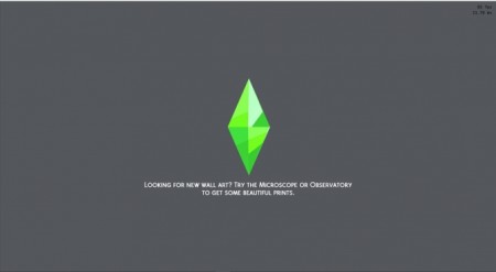 Grey Loading Screen by leroidetout at Mod The Sims