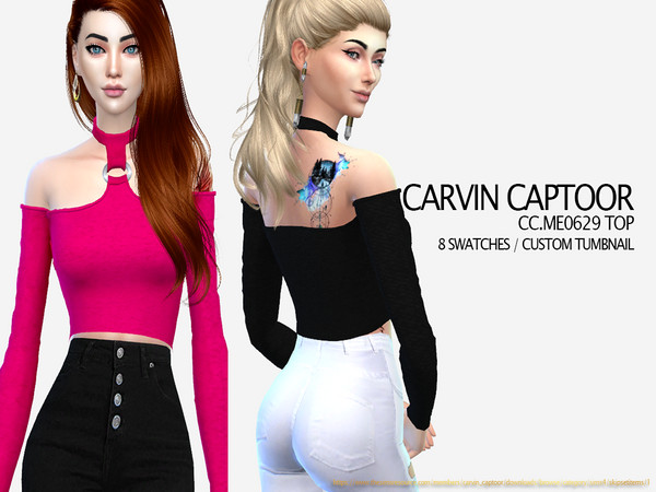 Sims 4 Me0629 top by carvin captoor at TSR