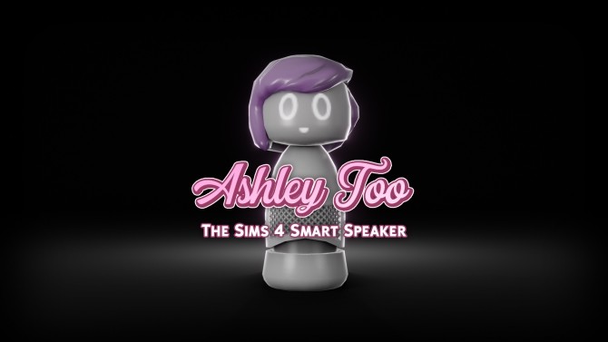 Sims 4 Ashley Too   Smart Speaker by littledica at Mod The Sims