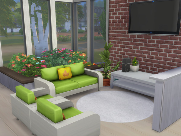 Sims 4 Simple House by thaistressada at TSR