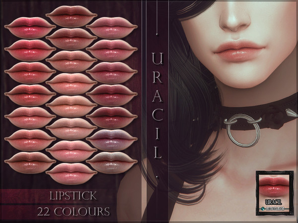 Sims 4 Uracil Lipstick by RemusSirion at TSR