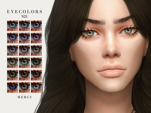 Sims 4 Eyecolors N21 by Merci at TSR