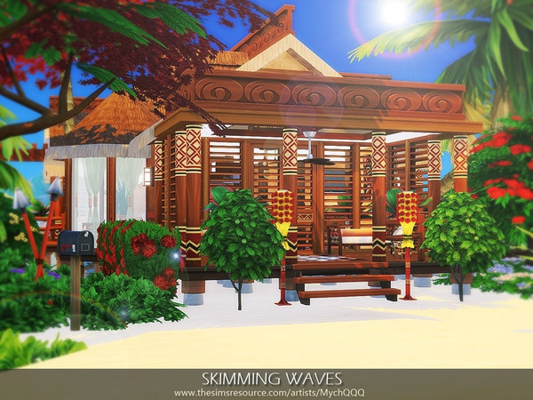 Sims 4 Skimming Waves house by MychQQQ at TSR
