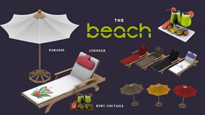 Sims 4 The Beach set (P) at Leo Sims