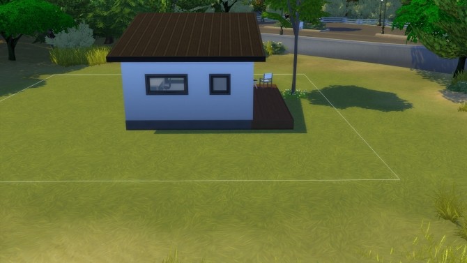 Sims 4 Modern Tiny Hut NO CC by Vulpus at Mod The Sims