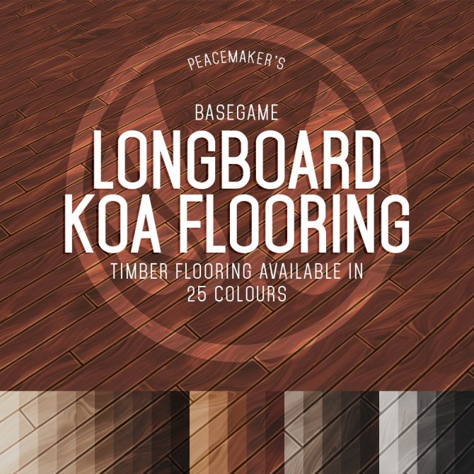 Sims 4 Tropical Living Koa Wood Flooring at Simsational Designs
