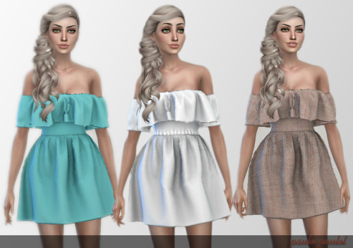 Sims 4 Summer dress at Paulo Paulol