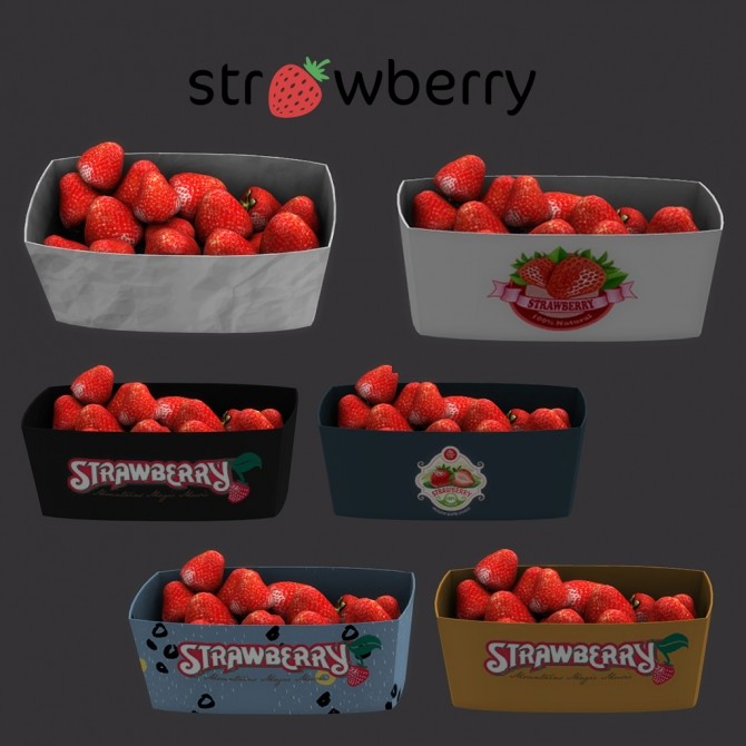 Sims 4 Strawberries at Leo Sims