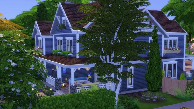 Sims 4 Sweet Family Home by Cassie Flouf at L’UniverSims