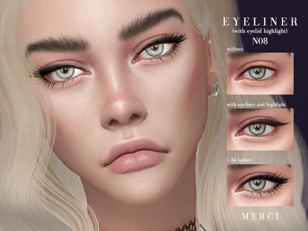 Eyeliner N08 By Merci At Tsr Sims 4 Updates