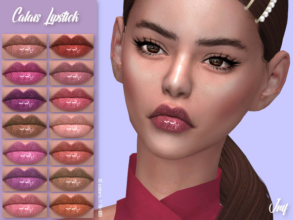 Sims 4 IMF Calais Lipstick N.189 by IzzieMcFire at TSR
